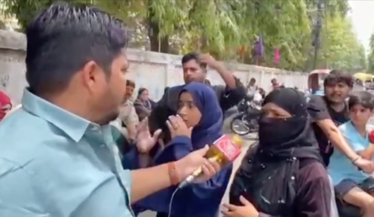 Watch: Muslim women line up outside Congress office in Lucknow demanding ‘guarantee cards’ of Rs 1 lakh promised during campaign